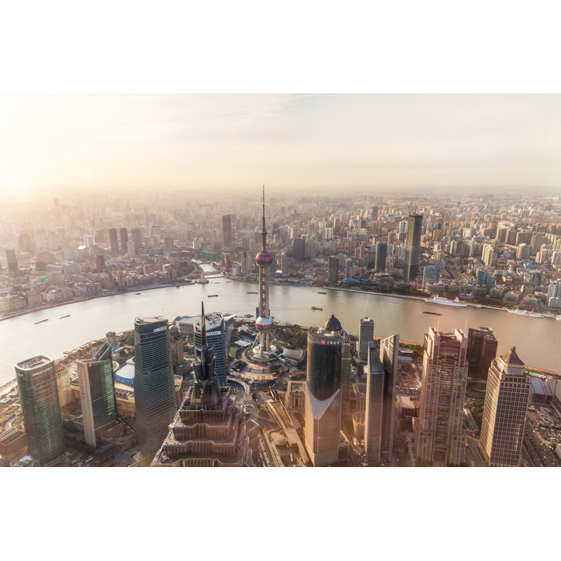 Loella Lujiazui, quartier des affaires par Eugeneonline, H 12 po x l 18 po