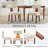 Modern Farmhouse Solid Wood Extendable Dining Table Set for 4-8 People-1685731877-1685731879-1685731875