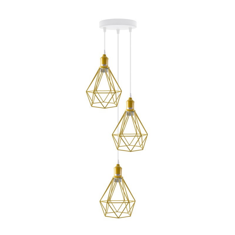 Alfie-Lee 3 - Light Pendant, No, Yellow