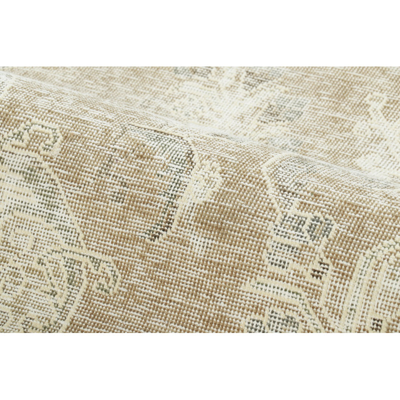 Distressed One-of-a-Kind 9'6X12'0 Hand Knotted Area Rug