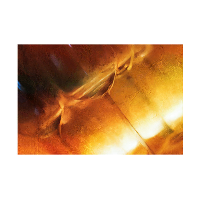 Amber Wine Glasses Tilt Horizontal Canvas Print