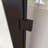 30 in. to 32 in. W x 72 In. H Pivot Hinged Swing Frameless Shower Door With Clear Glass in Matte Black