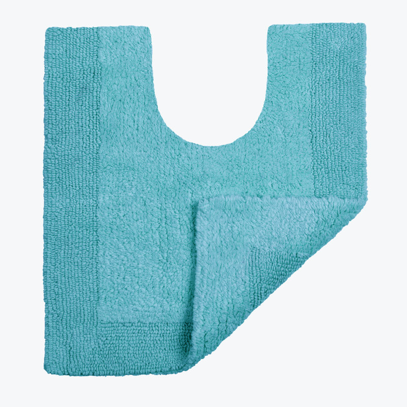 Fredrico Reversible Pedestal Mat, Turquoise