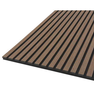 Panneau mural quantique 0,70 po x 20,47 po x 96,06 po noyer