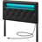 Headboard Bed with 60,000 DIY Color of LED Light, USB & Type C Post, Attach Frame, Height Adjustable, Wall Mounted Head Boards Only, Sturdy & Stable, Comfortable-214012362-215892481