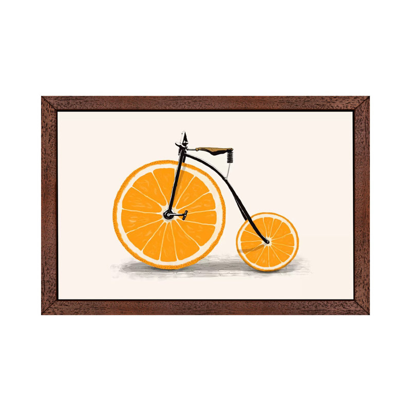 Vitamin - Floater Frame Print on Canvas, Brown Framed, 66.04 cm H x 45.72 cm W