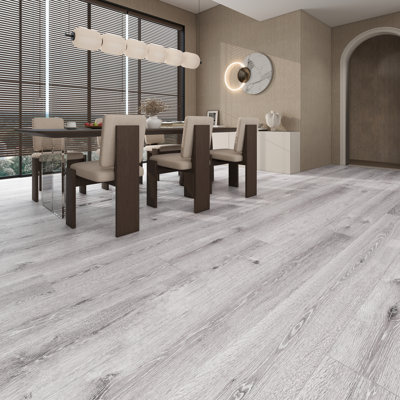 Laurel Forest 7.7 in. x 48 in. 9.5mm AC4 Rated Wear Layer Hybrid Waterproof Planks Flooring(25.6 Sq.Ft/Case)