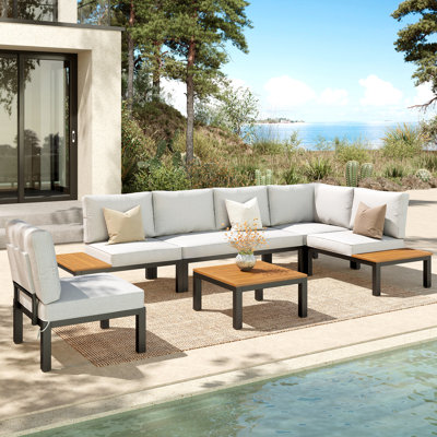 Anabiah Blessed Metal Seating Group with Cushions