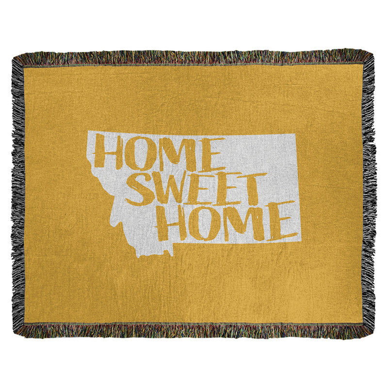 Jeté en coton montana doux, 60 po x 80 po, Jaune