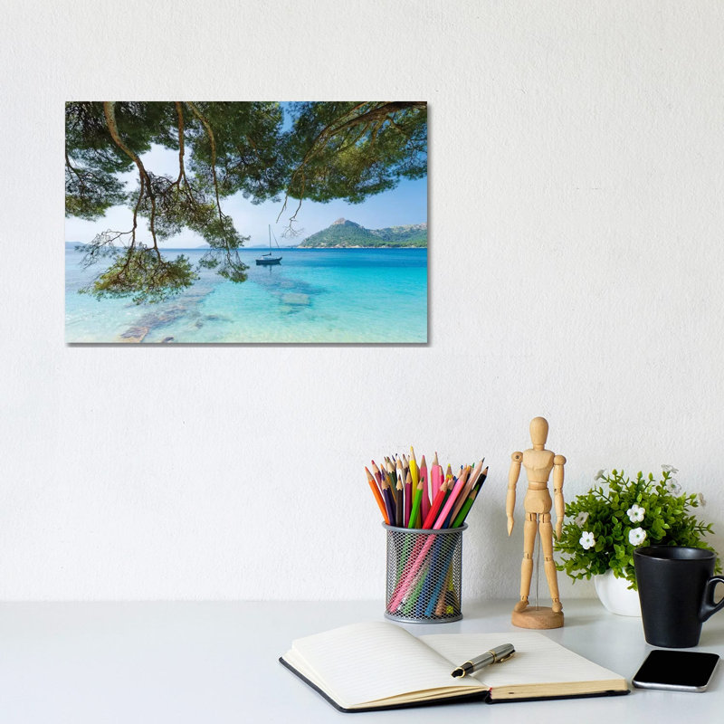Kissed By The Sea by Stefan Hefele - Wrapped Canvas Print, 20.32 cm H x 30.48 cm W