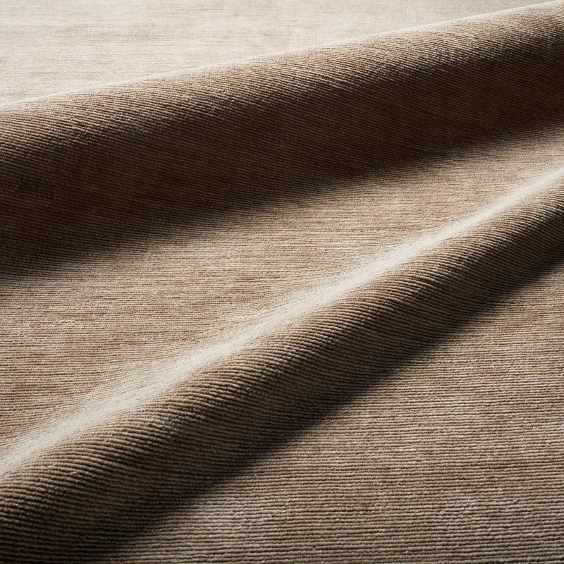 Jamal Hand Woven Wool Area Rug, Beige, Rectangle 72" x 108"