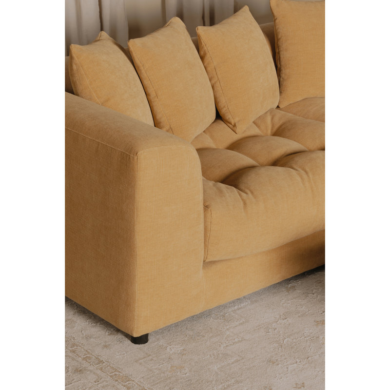 Davie Sofa Warm White, Yellow