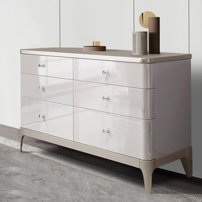 Armoire à casier simple de luxe à six compartiments légers
