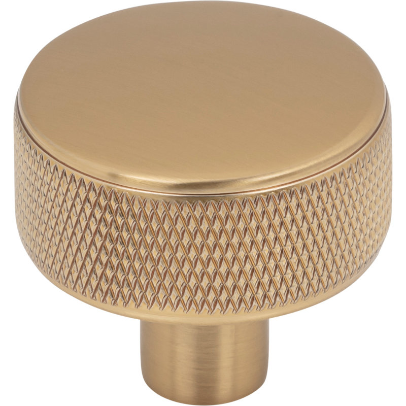 Burnham Round Knob 1 1/4 Inch Honey Bronze, Honey Bronze