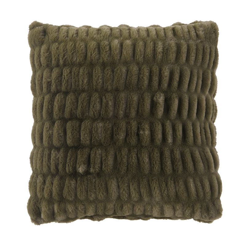 Coussin Ruched Rabbit Plush Classic, Vert fougère