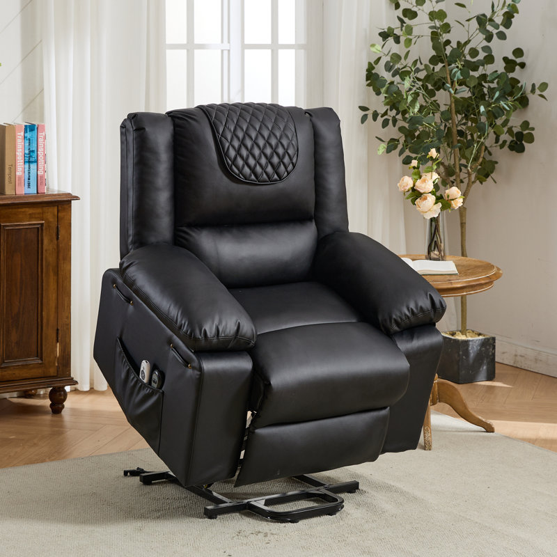 Fauteuil inclinable à télécommande chauffant et chauffant pour massage pour personnes âgées