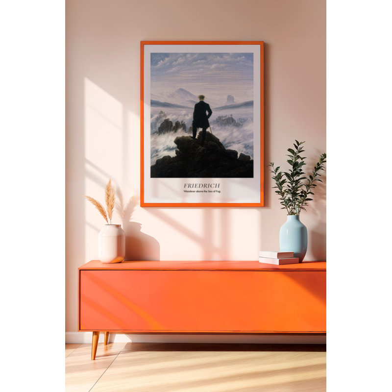 Élégante peinture décorative encadrée, 13 x 19 pouces | Cadre 100% bois massif (épaisseur: 0,8 pouce) | Œuvre d'art 100% MDF (épaisseur: 0,1 pouce) | Impression numérique, parfaite pour la décoration de la maison ou du bureau, design élégant et moderne