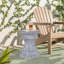 Tables de bout d'extérieur en ciment pour patio (table incluse seulement)
