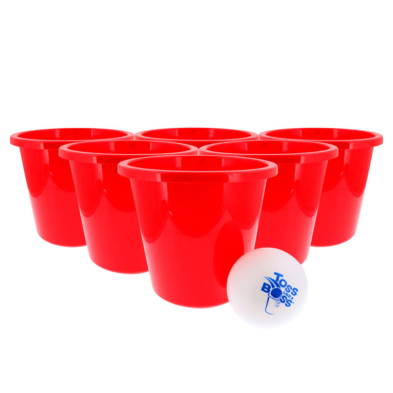 Banzai Plastic Giant Games with Carrying Case