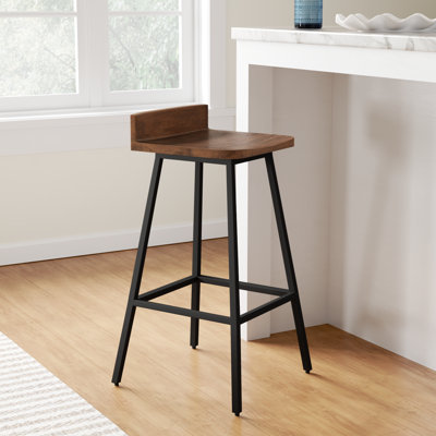 27" Solid Wood Counter Stool
