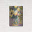 Art mural en métal luxueux «Lavender» par Jeanette Vertentes, 24 po x 36 po