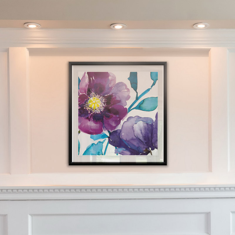 Royal Blooms II - reproduction de cadre photo, H 32 po x l 32 po x P 1,5 po