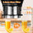 Juicer Machines With 5.4" Large Feed Chute, Cold Press Juicer For Whole Vegetables And Fruits, 350w Professional Slow Masticating Juicer Easy To Clean For Batch Juicing