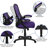 Cappello High-Back Mesh Swivel Ergonomic Office Chair with Flip-Up Arms-655002660