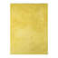 Tapis à poils longs jaune 8 pi x 11 pi