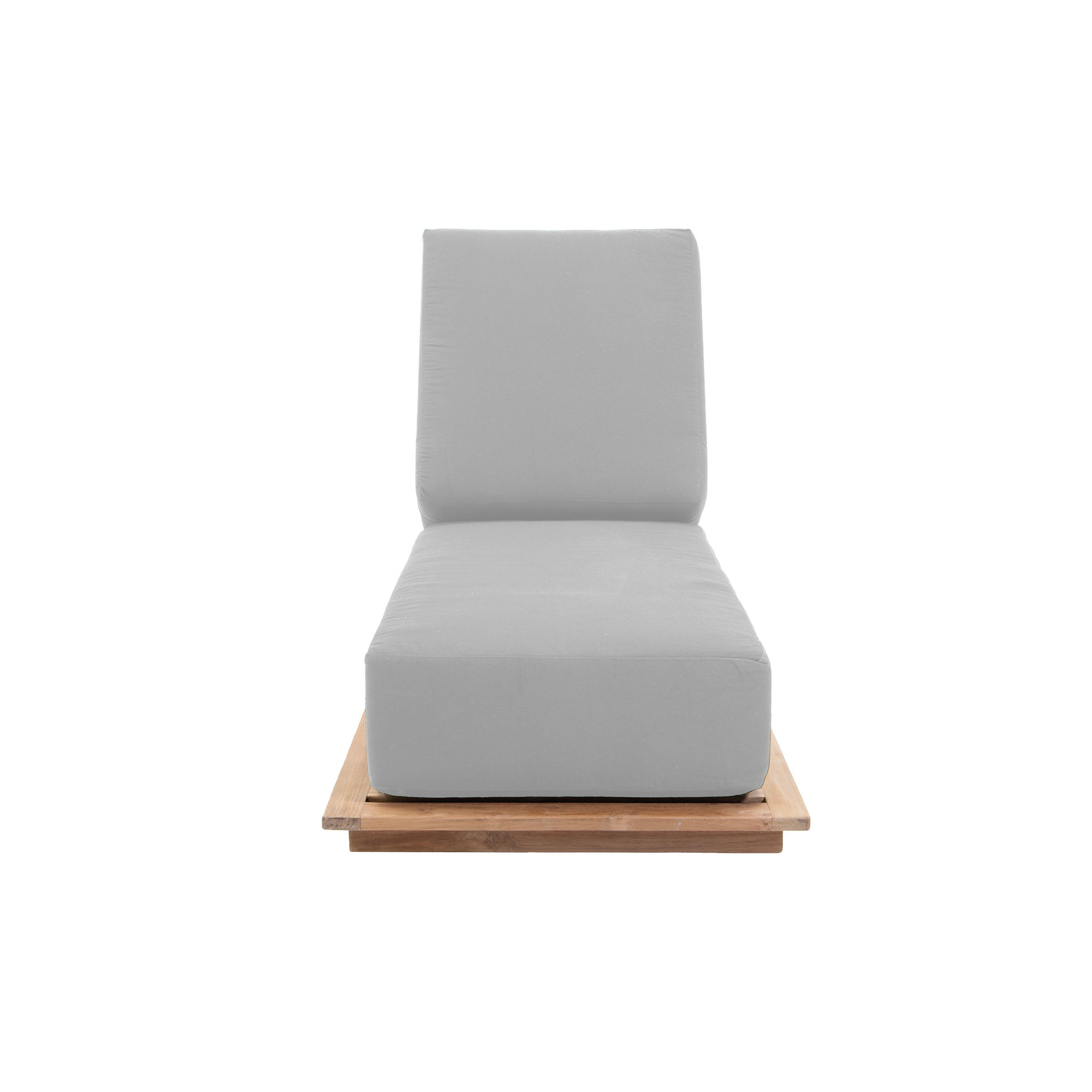 Varenna 27.5'' Outdoor Teak Chaise Lounge, Natural