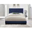 Cadre de lit Lyndsi, garniture cloutée, lit plateforme, lit tapissier-282522434