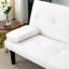 67 po, blanc, lit polyvalent, interrupteur à un clic, rembourrage en éponge, porte-gobelet confortable, espaces compacts-1595156770