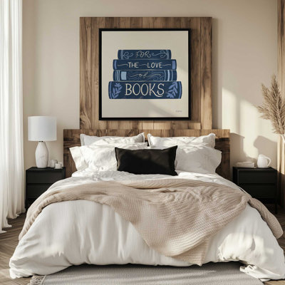 «Bookish Blue III» par Becky Thorns, reproduction d'art sur toile