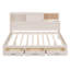 Lit de jour en bois avec 3 tiroirs de rangement-1365077036-1365077010