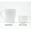 Tasse à espresso et soucoupe empilables Bivan