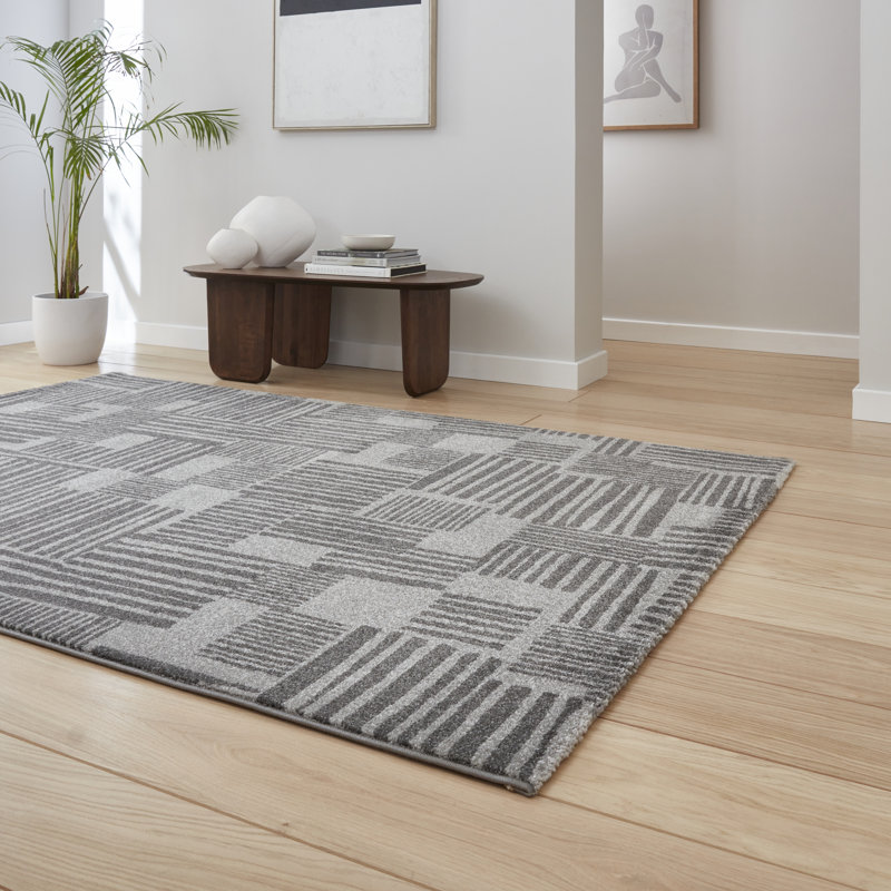 Catherine Lansfield Geometric Shapes Area Rug, Rectangle 80 x 150 cm