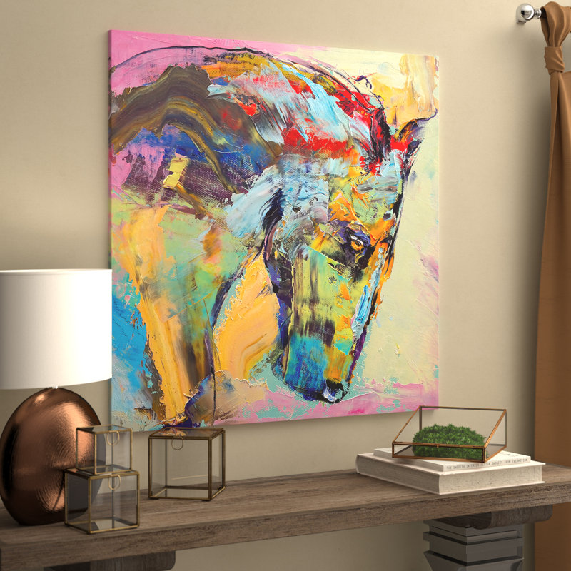 Horse Study by Michael Creese - Wrapped Canvas Painting, 66.04 cm H x 45.72 cm W, Classic Wood Framed