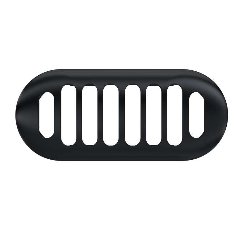 Chancery Black Overflow Cover, Matt Black