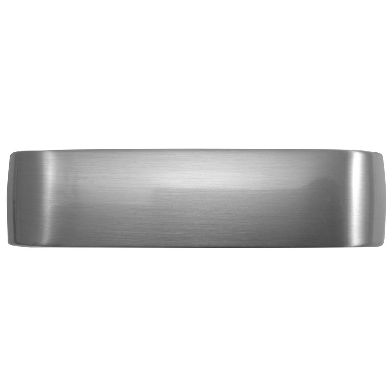 Poignée centre-poubelle 25/32 po Soho 3, Nickel satiné, 6 19/64"