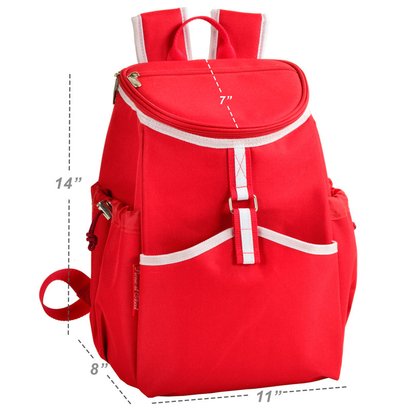 Glacière sac à dos 22 canettes Bold, Rouge