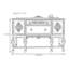 Magnifique buffet multifonctionnel