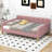 Upholstered Daybed with 4 Support Legs-477197855-477197852