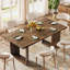 Solid Wood Base Dining Table