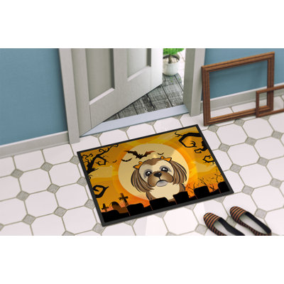 Moncla Non-Slip Halloween Outdoor Doormat