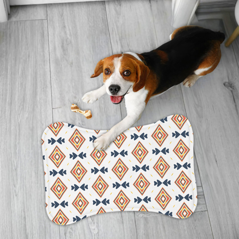 Tapis d'alimentation 1 pièce Crimson Yellow Tile