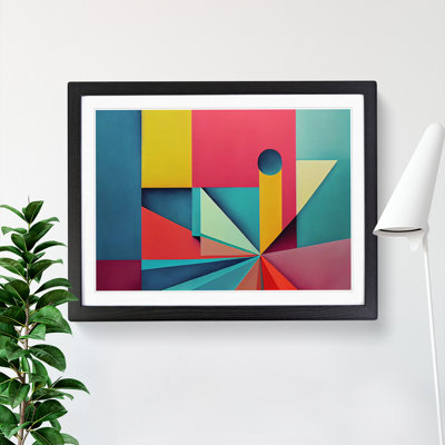 Abstract Block Colour Vol.5 - Single Picture Frame Print