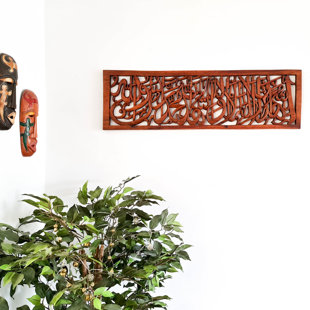 Handmade Wall Decor on Solid Wood