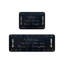 Tapis de cuisine noir, lot de 2, pour cuisine et salle à manger