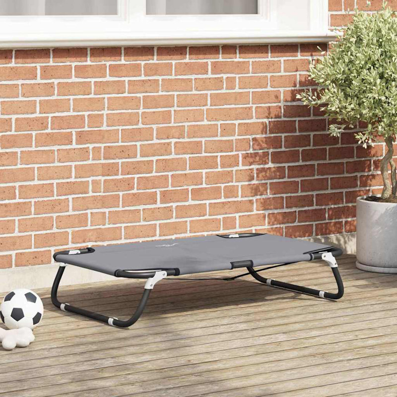 Oxford Fabric Pet Bed, 18cm H x 80cm W x 55cm D, Light Grey
