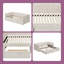 Lit de jour extensible simple à très grand avec couchette en chenille Alano et tiroirs de rangement-320687158